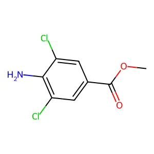 Methyl 4-amino-3,5-dichlorobenzoate structure
