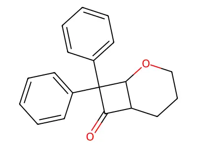 8,8-Diphenyl-2-oxabicyclo[4.2.0]octan-7-one structure