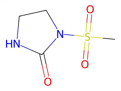 1-(Methylsulphonyl)imidazolidin-2-one structure