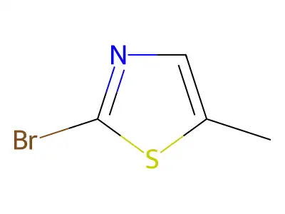 2-Bromo-4-methyl-1,3-thiazole structure