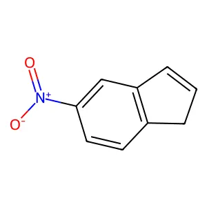 1H-Indene, 5-nitro- structure