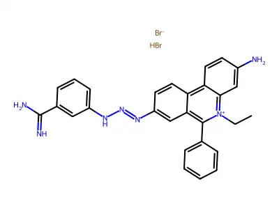 Isometamidium bromide structure