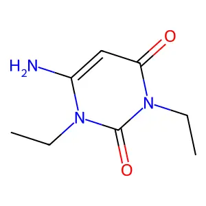 6-Amino-1,3-diethyl-2,4(1H,3H)-pyrimidinedione structure