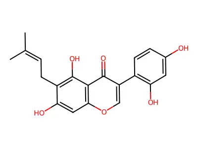 羽扇豆异黄酮 structure