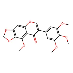 Irisflorentin structure