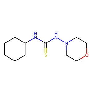 1-Cyclohexyl-3-morpholin-4-ylthiourea structure