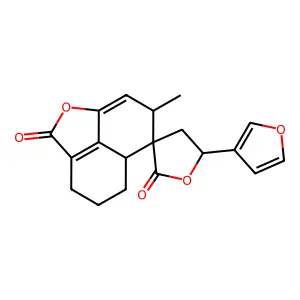 Teuscorolide structure