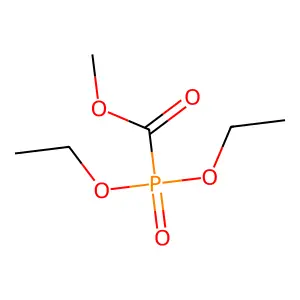 Phosphinecarboxylic acid, 1,1-diethoxy-, methyl ester, 1-oxide structure