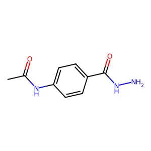 N-[4-(hydrazinecarbonyl)phenyl]acetamide structure