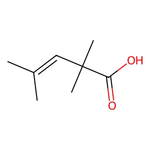 2,2,4-Trimethyl-3-pentenoic acid structure