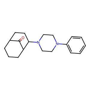 2-(4-Phenylpiperazin-1-yl)bicyclo(3.3.1)nonan-9-one structure