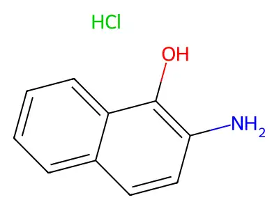 1-羟基-2-萘铵氯化物 structure