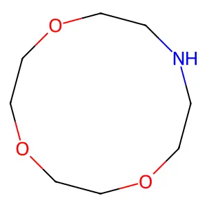1,4,7-Trioxa-10-azacyclododecane structure