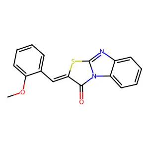 2-(2-Methoxybenzylidene)(1,3)thiazolo(3,2-A)benzimidazol-3(2H)-one structure