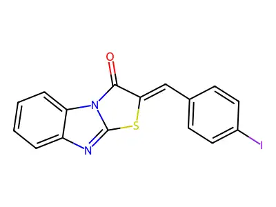 2-[(4-Iodophenyl)methylidene]-[1,3]thiazolo[3,2-a]benzimidazol-1-one structure