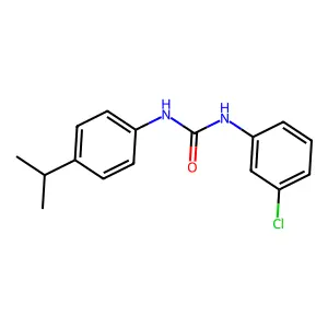 N-(3-Chlorophenyl)-N'-(4-isopropylphenyl)urea structure