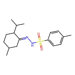 4-Methyl-N'-[5-methyl-2-(propan-2-yl)cyclohexylidene]benzene-1-sulfonohydrazide structure