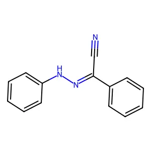 Phenyl(2-phenylhydrazinylidene)acetonitrile structure