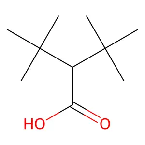 Butyric acid, 2-tert-butyl-3,3-dimethyl- structure