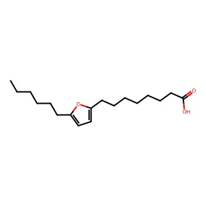 8-(5-己基呋喃-2-基)辛酸 structure