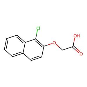 2-(1-Chloronaphthalen-2-yl)oxyacetic acid structure