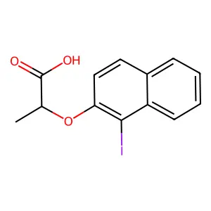 2-(1-Iodonaphthalen-2-yl)oxypropanoic acid structure