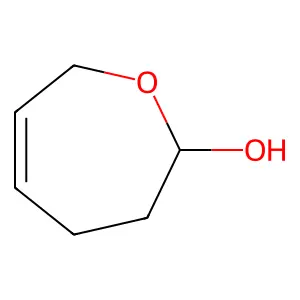 2,3,4,7-Tetrahydrooxepin-2-ol structure