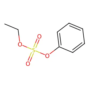硫酸乙基苯酯 structure