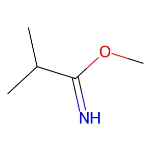 Methyl 2-methylpropanecarboximidate hydrochloride structure