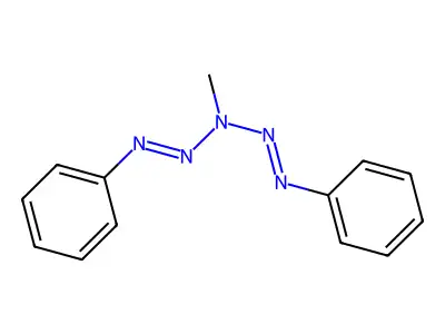 3-Methyl-1,5-diphenyl-1,4-pentazadiene structure