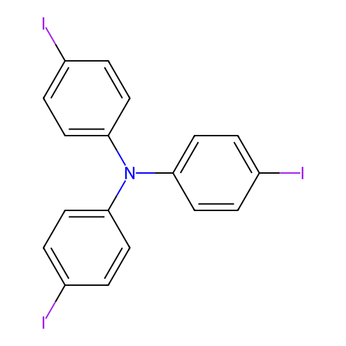Tris(4-iodophenyl)amine structure