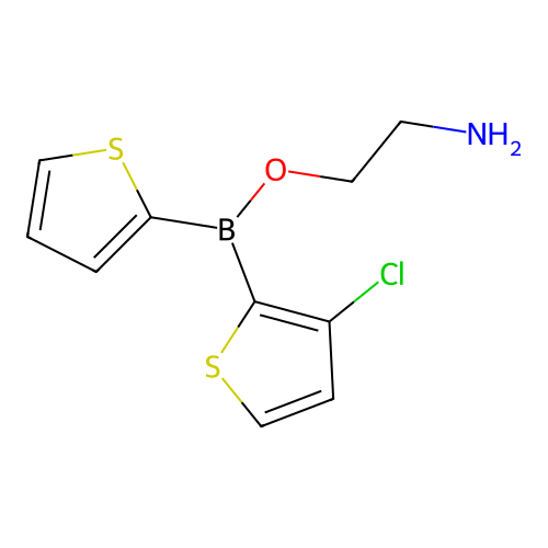2-[(3-Chlorothiophen-2-yl)-thiophen-2-ylboranyl]oxyethanamine structure