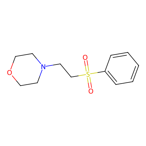 4-[2-(Benzenesulfonyl)ethyl]morpholine structure