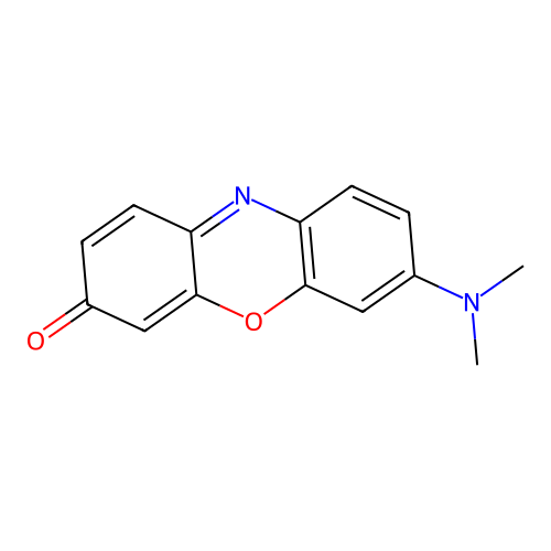 7-(Dimethylamino)-3H-phenoxazin-3-one structure