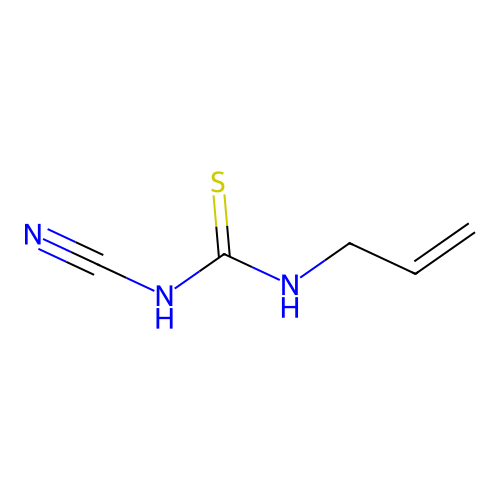 3-Allylcyanothiourea structure