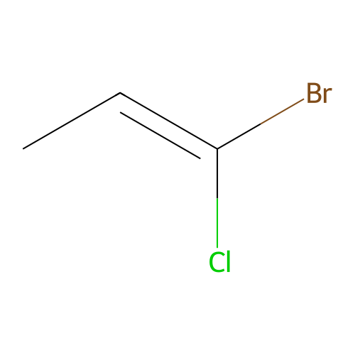 1-Bromo-1-chloropropene structure
