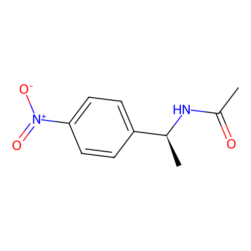 (S)-N-(1-(4-Nitrophenyl)ethyl)acetamide structure
