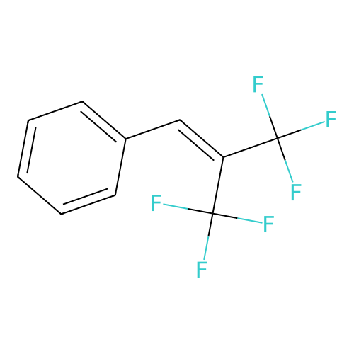 [3,3,3-Trifluoro-2-(trifluoromethyl)prop-1-en-1-yl]benzene structure