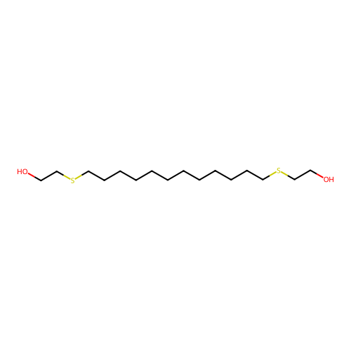 2,2'-(Dodecane-1,12-diylbis(thio))bisethanol structure