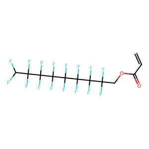 2,2,3,3,4,4,5,5,6,6,7,7,8,8,9,9-Hexadecafluorononyl acrylate structure