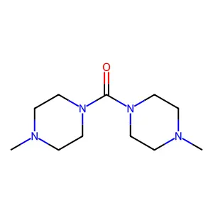 Bis(4-methylpiperazin-1-yl)methanone structure