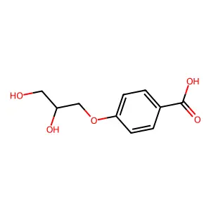 4-(2,3-二羟基丙氧基)苯甲酸 structure