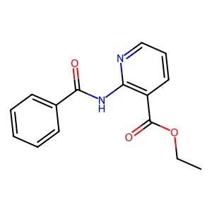 Ethyl 2-(benzoylamino)nicotinate structure