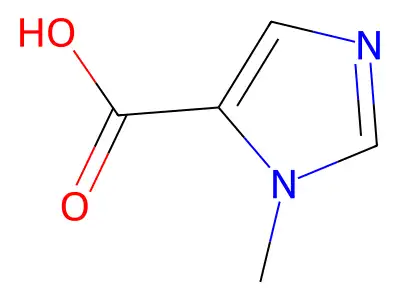1-methyl-1H-imidazole-5-carboxylic acid structure