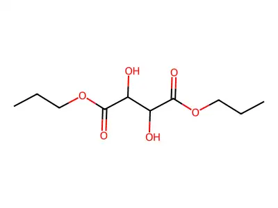 Dipropyl tartrate structure