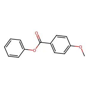 Phenyl 4-methoxybenzoate structure