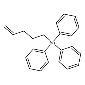 4-Pentenyl(triphenyl)stannane structure
