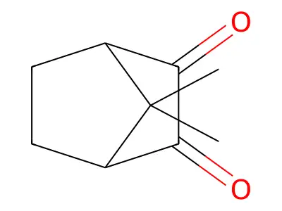 7,7-Dimethylbicyclo[2.2.1]heptane-2,3-dione structure