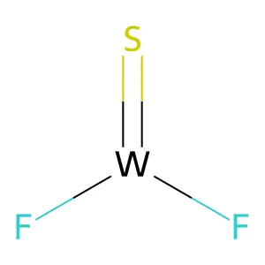 二氟一硫化钨 structure