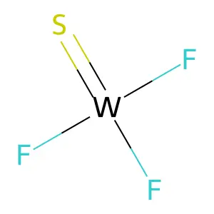 Tungsten trifluoride monosulfide structure